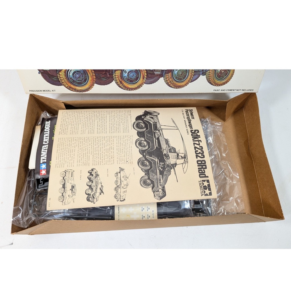 Tamiya 1/35 Schwerer Panzerspähwagen 8Rad Sdkfz 232 Armored Car Model Kit MM136A - Picture 3 of 12